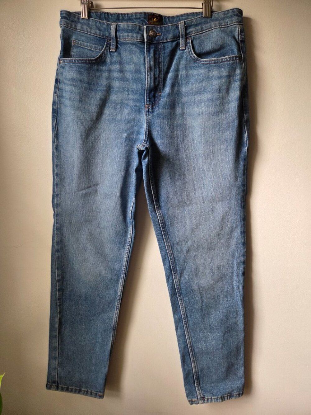 EUC LEE PREMIUM QUALITY SMARTERFIT TAPERED JEANS SIZE 14 MEDIUM WOMENS
